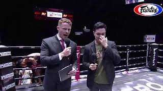 quotFairtex Fightquot Live from Lumpinee Boxing Stadium Bangkok Thailand  14 October  2023 [upl. by Alasteir]