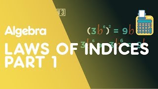 Laws of Indices  Part 1  Algebra  Maths  FuseSchool [upl. by Eirak]