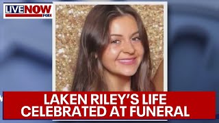 Laken Riley remembered by friends and family at funeral in Atlanta  LiveNOW from FOX [upl. by Eilarol]