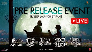 Radhe Shyam Pre Release Event Live  Prabhas  Pooja Hegde  Bhushan Kumar  11th March 2022 [upl. by Yliab]