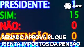 Senado aprova PL que isenta impostos da pensão alimentícia [upl. by Selrac335]