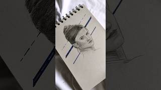 Emma Watson portrait drawing  Beautiful Emma Watson drawing [upl. by Naik]