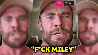 Chris Hemsworth Rages At Miley Cyrus For Exposing Liam Hemsworth Cheating [upl. by Bolt249]