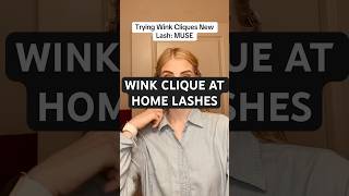 What do we think about wink cliques new lash MUSE athomelashes diylashextensions [upl. by Llertnauq]