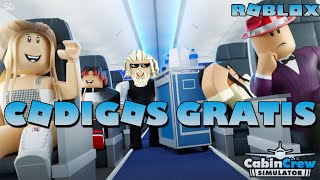 ✈️MI PRIMER VUELO ✈️TODOS LOS CÓDIGOS de CABIN CREW SIMULATOR ✈️ OCTUBRE 2021✈️CÓDIGOS ROBLOX GRATIS [upl. by Ripp250]