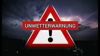 Unwetter Starkes Gewitter mit heftigem Starkregen Hagel und Sturmböen möglich [upl. by Sundstrom803]