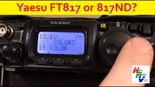 Yaesu 817ND or 817 How to tell [upl. by Tamra930]