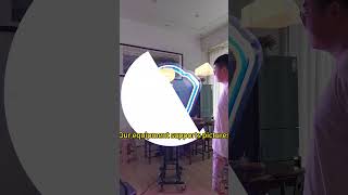 3d holographic fan display 3dhologram 3dledfan hologramfan holographicfan fyp [upl. by Nnylyaj949]