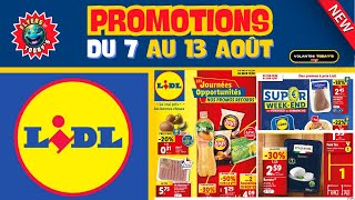 Catalogue Lidl du 7 au 13 août 2024 🎉 Promotions à ne pas manquer 🟦⬜️🟥 promotions [upl. by Apfelstadt154]