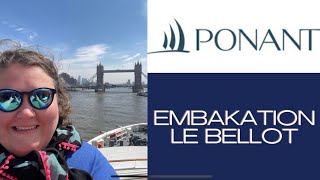 EMBARKATION Onto Ultra Luxury Le Bellot  PONANT [upl. by Eltsyek997]