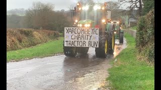 Yarcombe amp District YFC Charity Tractor Run 2024 [upl. by Nimsaj]