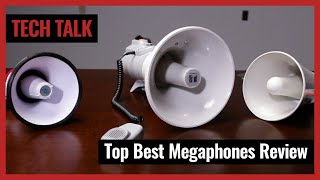 Top Best Megaphones Review Amplivox amp TOA Bullhorn Megaphone Speakers Pro Acoustics Tech Talk Ep 51 [upl. by Hemetaf]