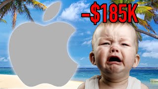 185k EPIC Loss On AAPL YOLO WSB Greatest Trades [upl. by Graces]