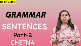 Sentences  Kinds Of Sentences  Class 7  English  Chetna [upl. by Agneta512]