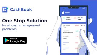 Cashbook  100 Free amp Easy Cash Management Tool  Trusted By 1 Million  Users [upl. by Refenej]