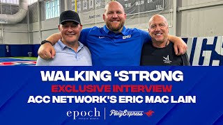 Walking Strong ACC Networks Eric Mac Lain talks SMU Football with Bill Armstrong Billy Embody [upl. by Zanahs324]