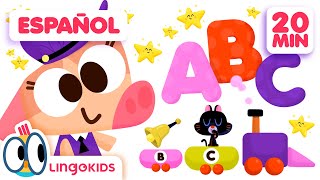 Cantando EL ABECEDARIO 🔤 Y  Canciones Infantiles  Lingokids en Español [upl. by Ainna519]