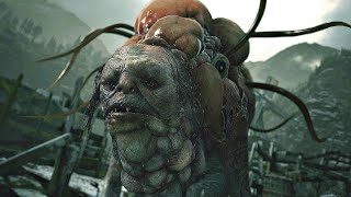 Resident Evil 8 Village  Moreau Boss Fight amp Transformation 4K 60FPS [upl. by Jordan]