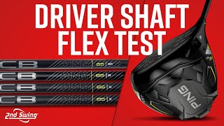 DRIVER SHAFT FLEX TEST  Does Driver Shaft Flex Matter [upl. by Emaj]