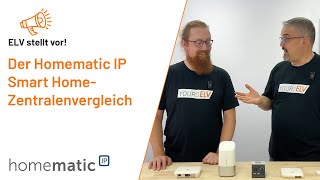 Homematic IP Zentralenvergleich  ELV stellt vor [upl. by Nnaeed]