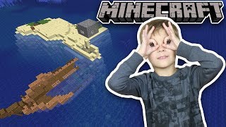 Minecraft SURVIVE ON A TINY ISLAND CHALLENGE PART 1 [upl. by Matthias749]