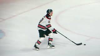 Mathieu Cataford during pregame warmup at the Eagles  Mooseheads hockey game [upl. by Marlea]