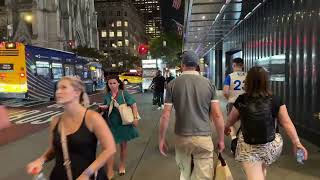 NYC LIVE Walk Midtown to Lower Manhattan Thursday Night Sept 19 2024 [upl. by Cran184]