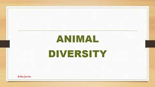 Animal Diversity  Basics  Grade 7 EasyScience [upl. by Cleopatre17]