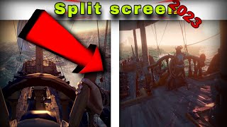 SPLIT SCREEN SEA OF THIEVES 2023 working [upl. by Marshal]