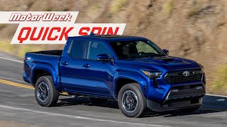 2024 Toyota Tacoma  MotorWeek Quick Spin [upl. by Jed688]