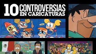 10 Controversias en Caricaturas  LA ZONA CERO [upl. by Eohce325]