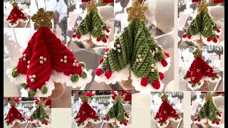 IMPRESIONANTES ARBOLES 3D Tejido de 2 Rectángulos es un hermoso Patrón de Crochet para Tu Casa [upl. by Nealah]