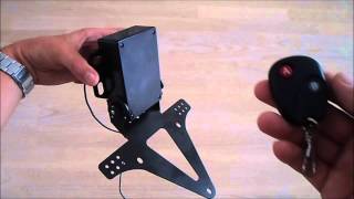 Universal remote license plate flipper wireless [upl. by Geithner]