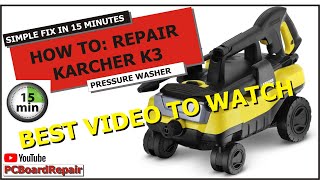 How to Repair Karcher K3000 Pressure Washer Vario Power Wand [upl. by Lyred29]