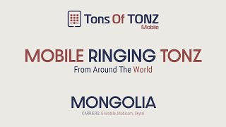 Mobile ringingringback tones Mongolia GMobile Mobicom Skytel [upl. by Hadria]