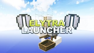 Minecraft  Compact Elytra Launcher  Elytra Flugmaschine  Tutorial 112 [upl. by Ingamar817]