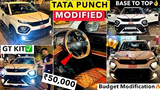 TATA Punch 2024 Modifications✅Base Model to Top इस Rate में😳NEW TATA PUNCH MODIFIED👌Pure CNG🔥 [upl. by Werra]