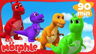 Color TRex Dinosaurs and Eggs🦖🦕  Cartoons for Kids  Mila and Morphle [upl. by Oruasi]