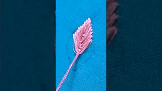 emroidery designs tutorial hand work simple flower designs hand embroidery shortsvideo shorts [upl. by Duval]