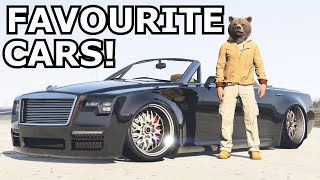 MY TOP 10 FAVOURITE CARS IN GTA ONLINE [upl. by O'Toole]