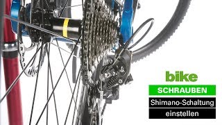 Shimano Schaltung einstellen – Do it YourselfAnleitung [upl. by Zsolway]