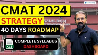 CMAT 2024 Strategy 40 Days Roadmap  Ronak Shah cmat2024 [upl. by Nosidam]