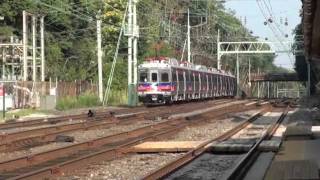 SEPTA Silverliner Vs on the Bryn Mawr Local with Great Horn in HD [upl. by Kristo41]