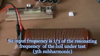 resonance frequency of a coil [upl. by Nagek599]