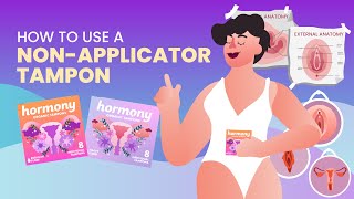 How to Use a NonApplicator Tampon A StepbyStep Guide for Beginners 💃🏻💖 [upl. by Ailerua]