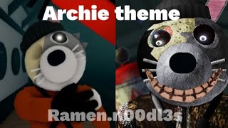 Roblox piggy all Archie themes [upl. by Ahswat986]