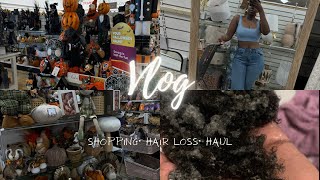 SHOPPING AT HOMEGOODS HAIR LOSS STORYSHOPPING AT MICHAELS MIELLE amp CAROLS DAUGHTER [upl. by Chapland]