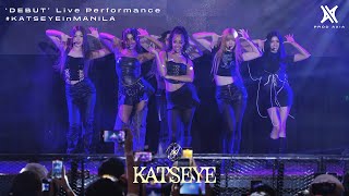 AXIA LIVE KATSEYE 캣츠아이 DEBUT 091824 Live Performance Fancam  Market Market KATSEYEinMANILA [upl. by Ahsenahs]