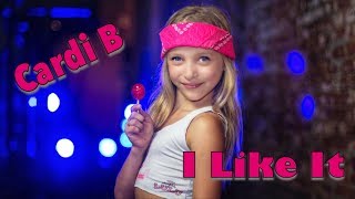 Cardi B I Like it Lilly K dancing in the street [upl. by Hsur90]