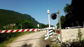 Passaggio a livello Rieti Level Crossing [upl. by Arundell]